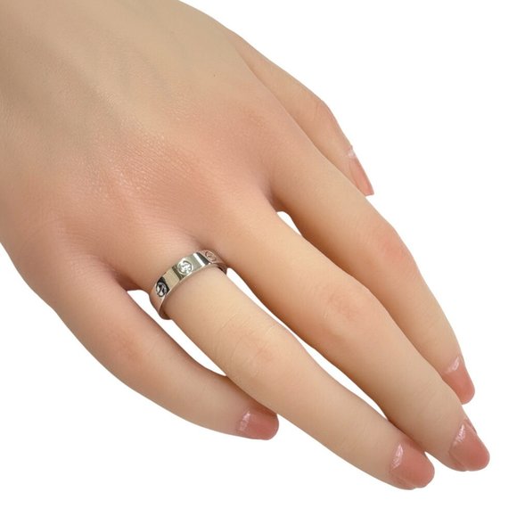 CARTIER Love 1P Diamond Ring 18K Size 4.75 #49 ⭐ - Picture 2 of 7